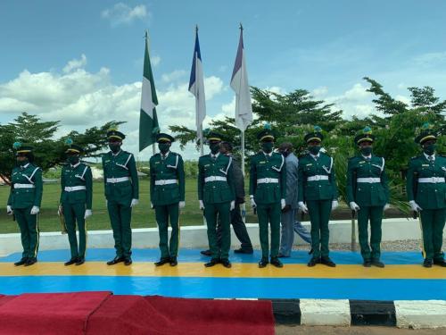 Guards-of-Honour-at-the-45th-Annual-Conference-at-Bowen-University-Iwo.